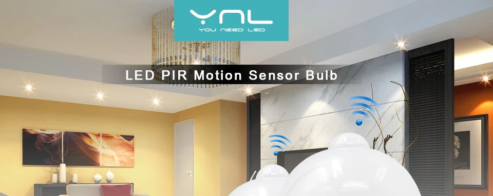 Светодиодный лампы PIR с движения Сенсор лампы 5 Вт 220 V 7 ваттов 9 ваттов E27 AC 110 V свет Авто Смарт светодиодный инфракрасный нательный датчик звука настенный светильник для дома