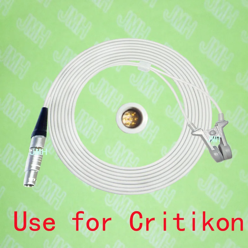 

Совместим с монитором пульсоксиметра Critikon, датчиком spo2 для взрослых с зажимом для ушей, 7-контактным разъемом lemo male.