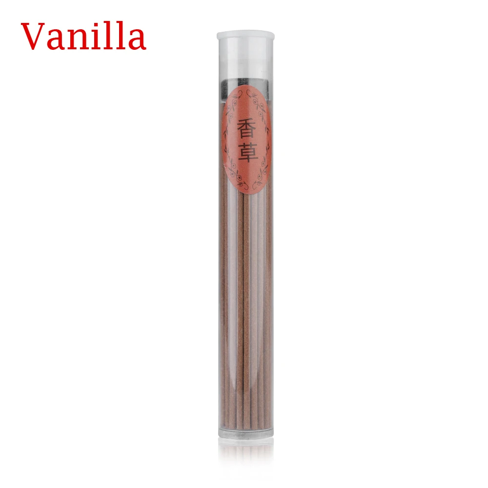 Vanilla 55 палочек/упаковка, домашние натуральные палочки для благовоний, арома, сандаловое дерево, роза, зеленый чай, палочки для благовоний, арома, сандаловое дерево, освежитель воздуха - Аромат: Vanilla