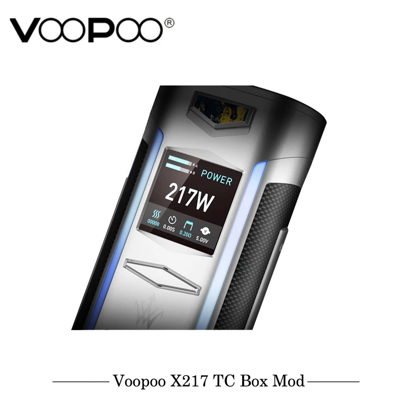 Оригинальная электронная сигарета VOOPOO X217 TC Box Mod 217W Vape GENE.FAN чип TFT IPS HD экран