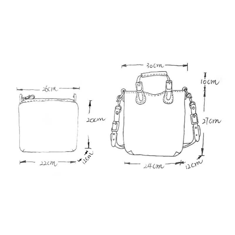 

AETOO Handmade fashion shoulder handbag, lady tanned cowhide composite bag, vintage handbag