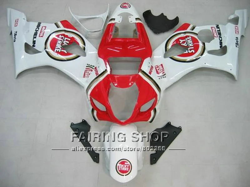 

Литьевая пресс-форма 100% подходит для Suzuki GSXR1000 03 04 K3 белый красный черный комплект обтекателей GSXR 1000 2003 2004 K4 YI120