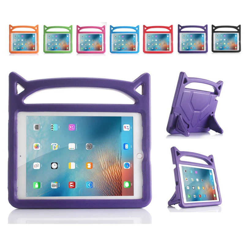 Противоударный защитный чехол с кошачьими ушками для iPad Mini 1/2/3/4/5 нетоксичный из