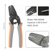 iws 32202820 mini crimping tool for jst dupont terminals hand crimping pliers for narrow pitch connector pins