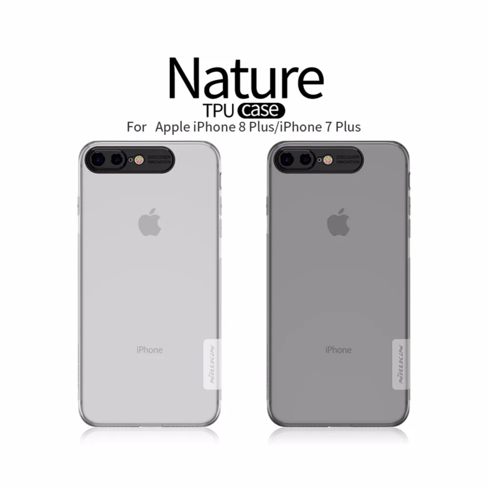 Прозрачный мягкий чехол для телефона NILLKIN из ТПУ iPhone 8 Plus чехлы телефонов