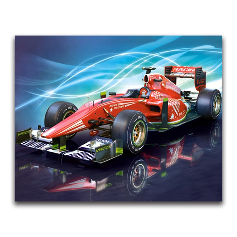 F1 racing 5D алмазная вышивка крестом полный квадрат картин автомобилей по номеру