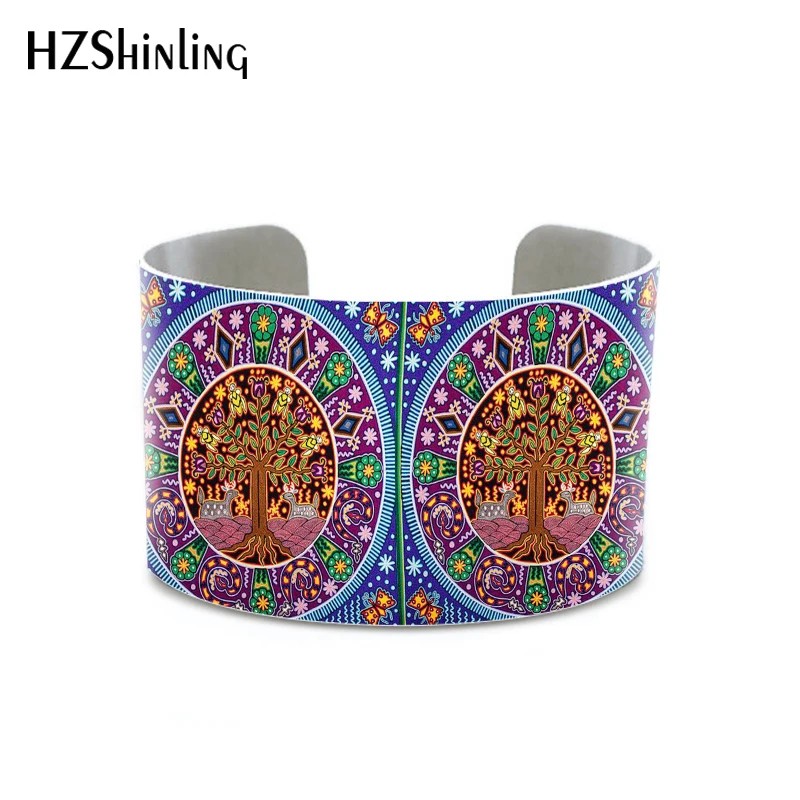 Новинка 2019 мексиканская живопись Huichol искусство браслет для женщин и подарки