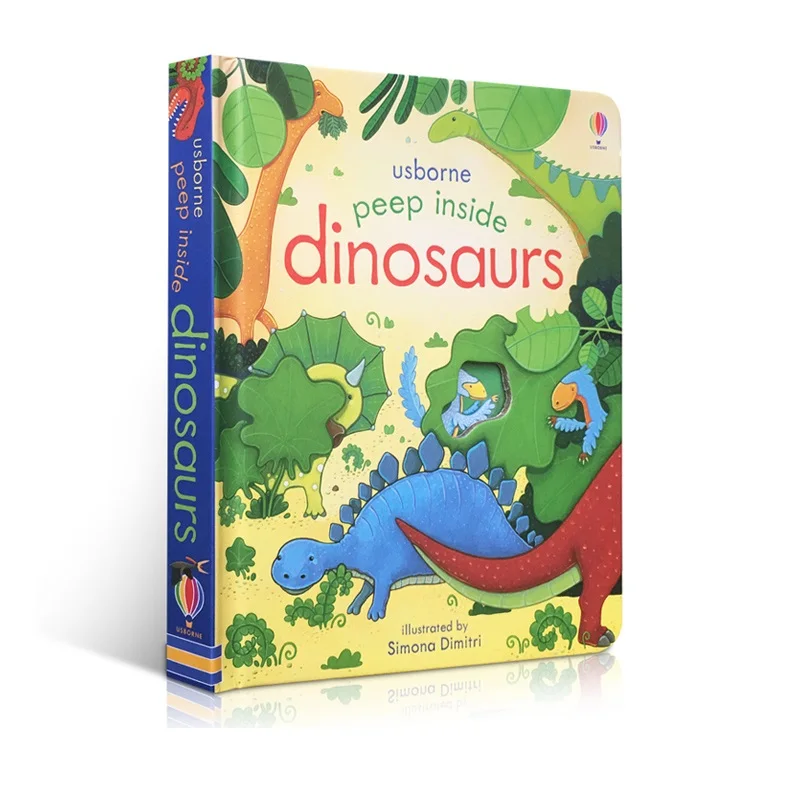 Оригинальные английские обучающие книги с картинками динозавры с открытым носом для детей раннего возраста лучший подарок для детей от AliExpress WW