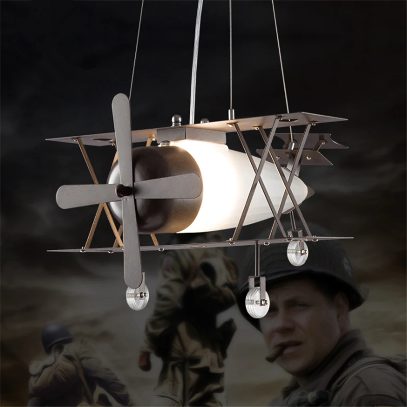 Новинка 2017 года украшение для детской комнаты воздушный кулон самолет свет