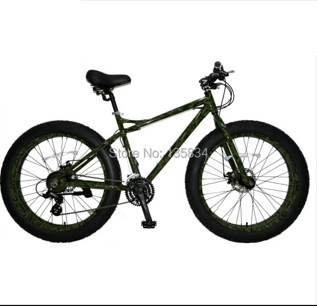 24 скорости снег дорожный велосипед пляж Bicicleta 26 x 19 супер широкий лежа шина 4 0