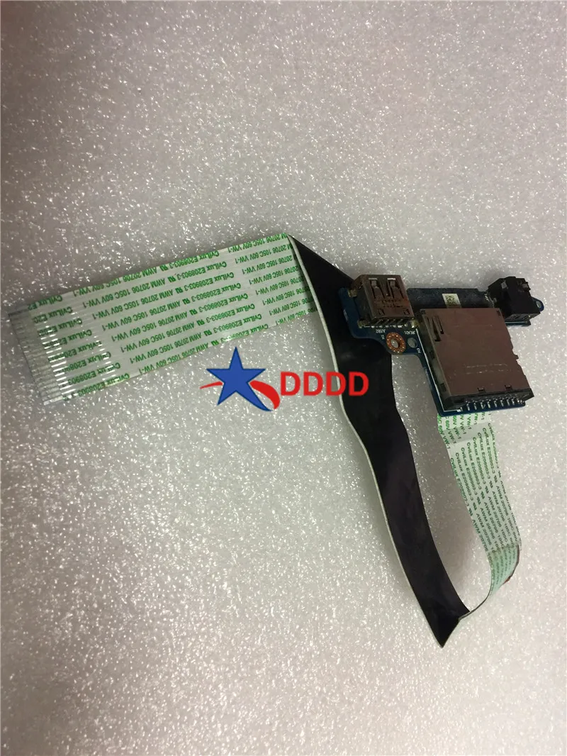 Оригинальный USB кардридер для Lenovo IdeaPad Z510 аудиоплата с кабелем диагональ 100%