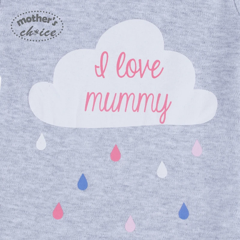 Матери выбор 100% хлопок Ребенка с длинными рукавами комбинезон новорожденного