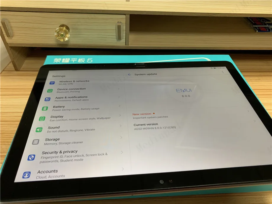 huawei MediaPad T5 10,1 дюймов планшетный ПК Kirin 659 Восьмиядерный 1080p Full HD дисплей Android 8,0 разблокировка отпечатков пальцев