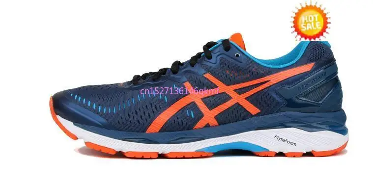 ASICS GEL-KAYANO 23 Asics новая горячая Распродажа Мужская устойчивая обувь для бега ASICS спортивная обувь кроссовки мужская обувь для спортзала