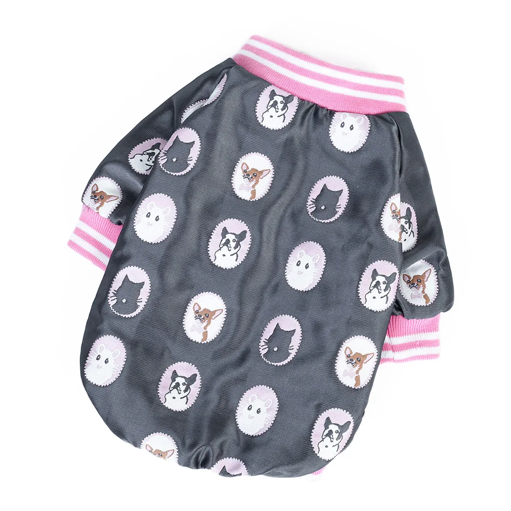 HOOPET Dog Pet Warm Winter Coat Jacket Animal Print Soft Fleece Puppy Hoodie Clothes Supplies|dog puppy clothes|puppy coatpet dog warm clothes |