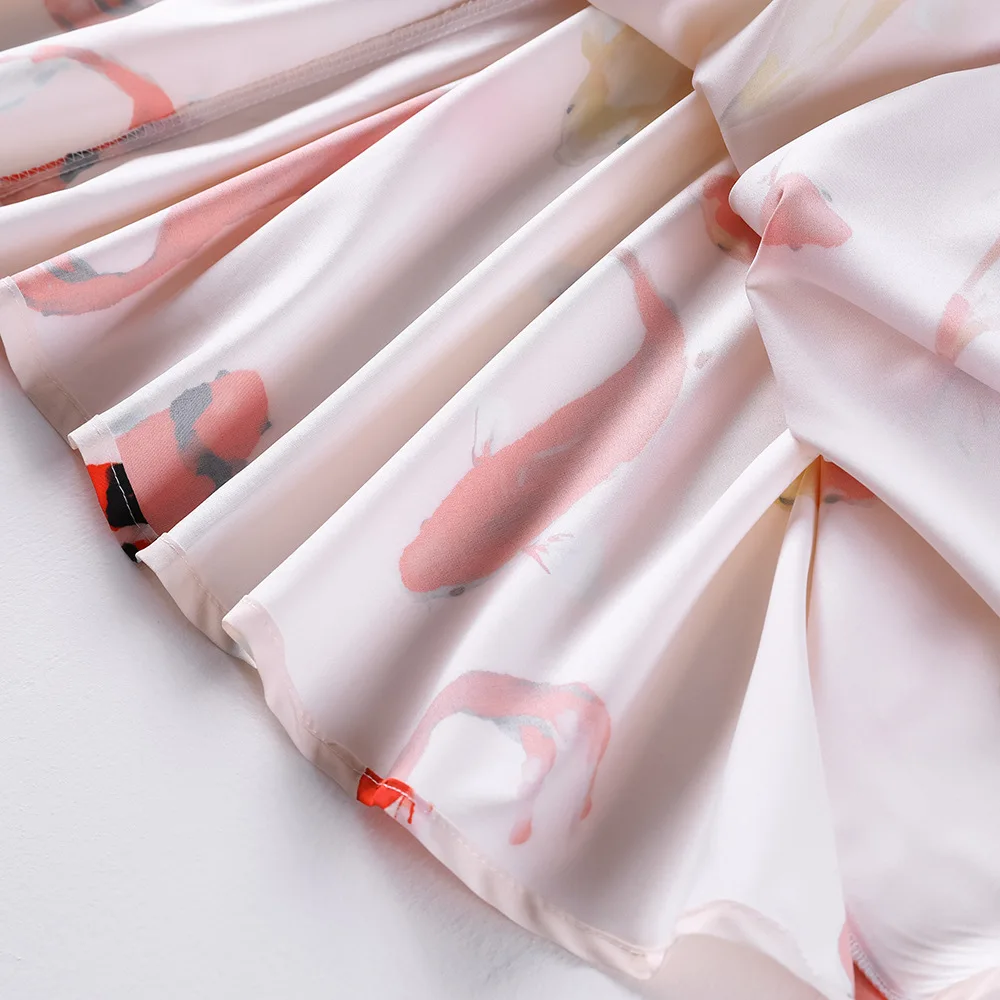 Женское винтажное платье без рукавов с открытой спиной и принтом золотых