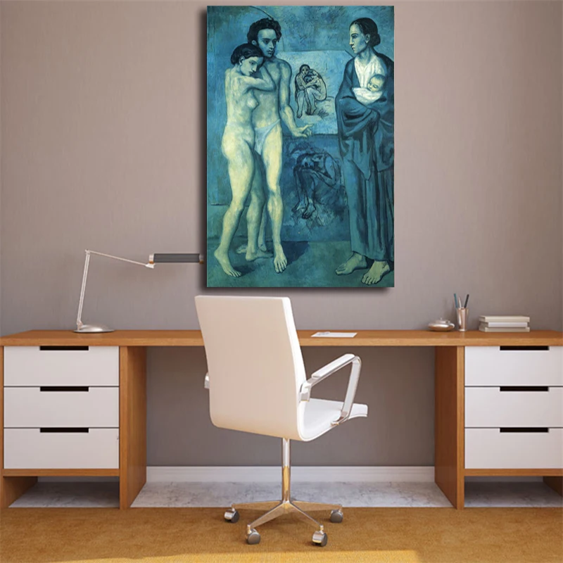 Художественный холст Life By Pablo Picasso Постер и печать на холсте картина маслом