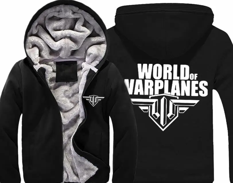 style3 Поражает Толстовка игры World of Warships куртка зимний, мужской, плотный флис молния световой поражает кофты - Цвет: style3