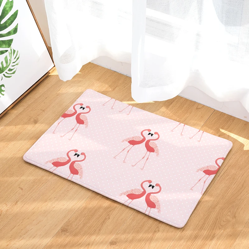 Flamingo Mats Home Decor Series Carpets Non-slip Kitchen Rugs for Living Room Floor 40X60 50X80cm | Дом и сад