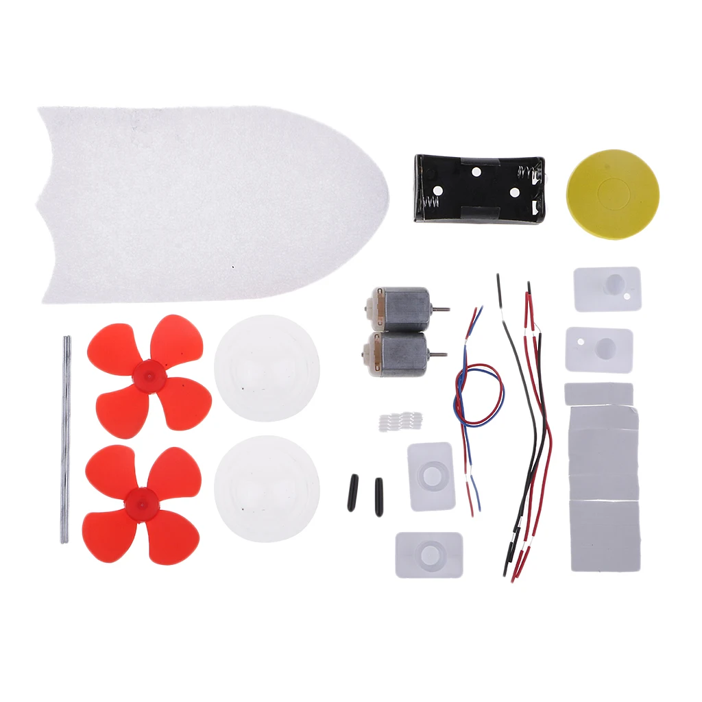 Science DIY RC набор гоночных лодок научный эксперимент материал Обучающие игрушки