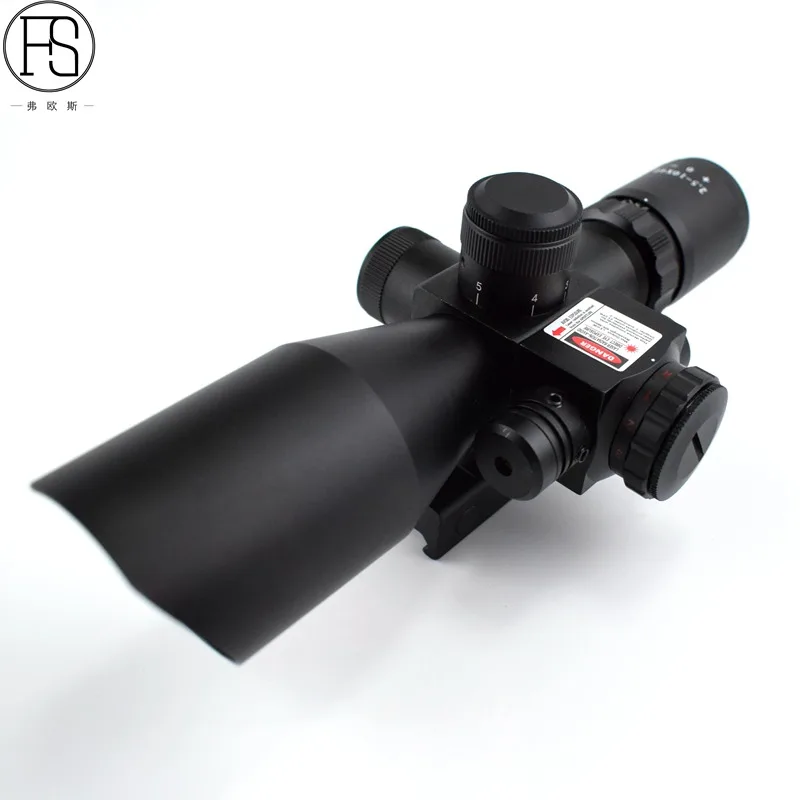 Тактический прицел 2 5-10x40 красный/зеленый мил-точечный оптический с подсветкой +