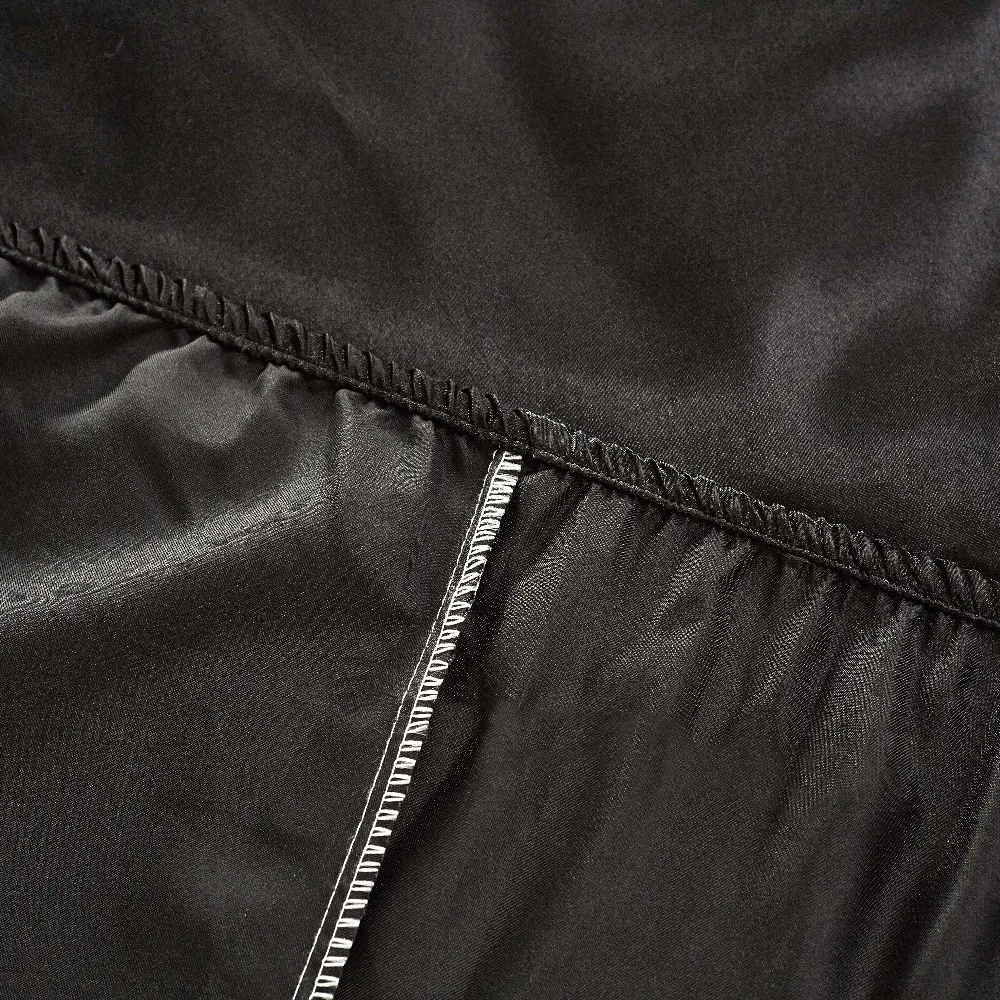 4 шт Роскошные атласные шелковые простыни мягкие Queen Двуспальная Кровать