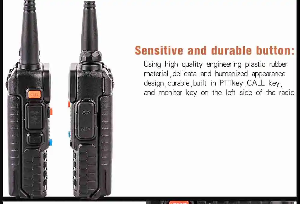 10 км Walkie Talkie UV-5R BaoFeng uv5r для охоты 136-174 МГц 400-520 МГц vhf uhf мобильное радио двухдиапазонное радио cb baofeng uv 5r