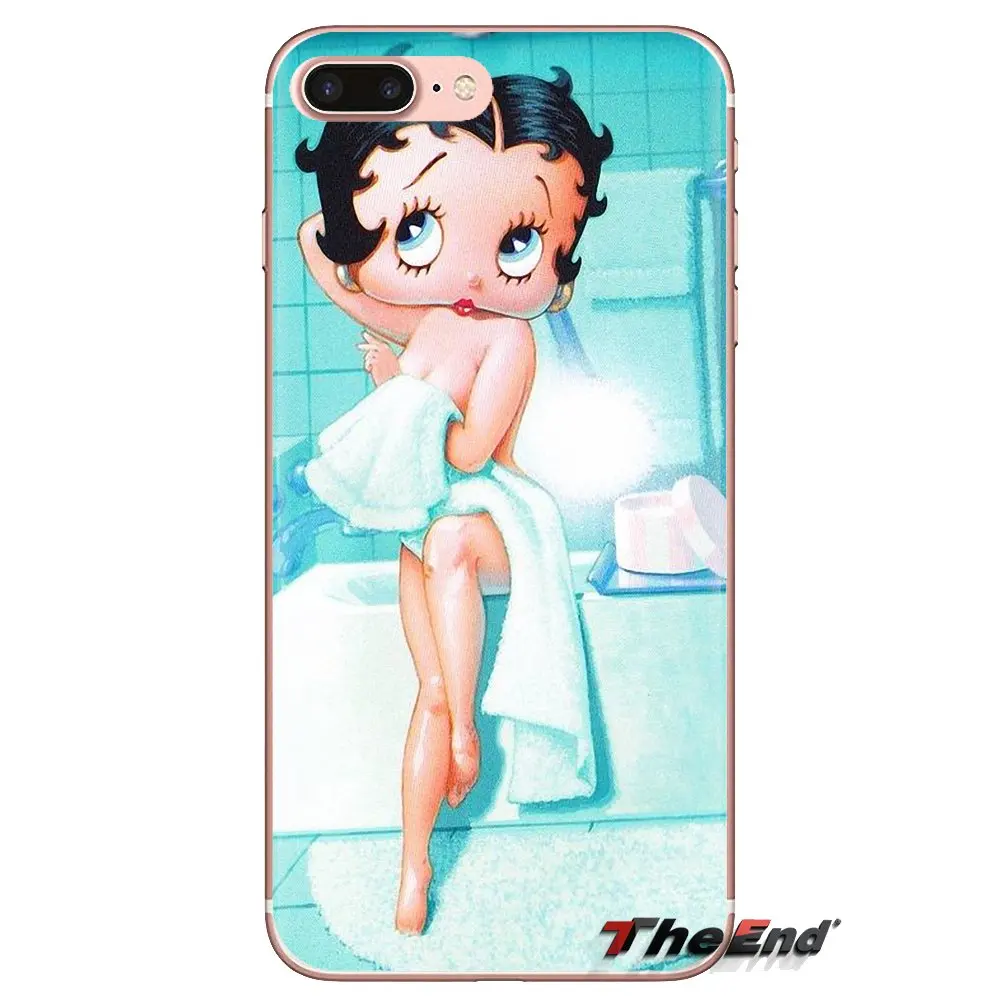 Sexy Cartoon Girl Betty Boop For Huawei Mate Honor 4C 5C 5X 6X 7 7A 7C 8 9 10 8C 8X 20 Lite Pro Soft Transparent Cases Covers |