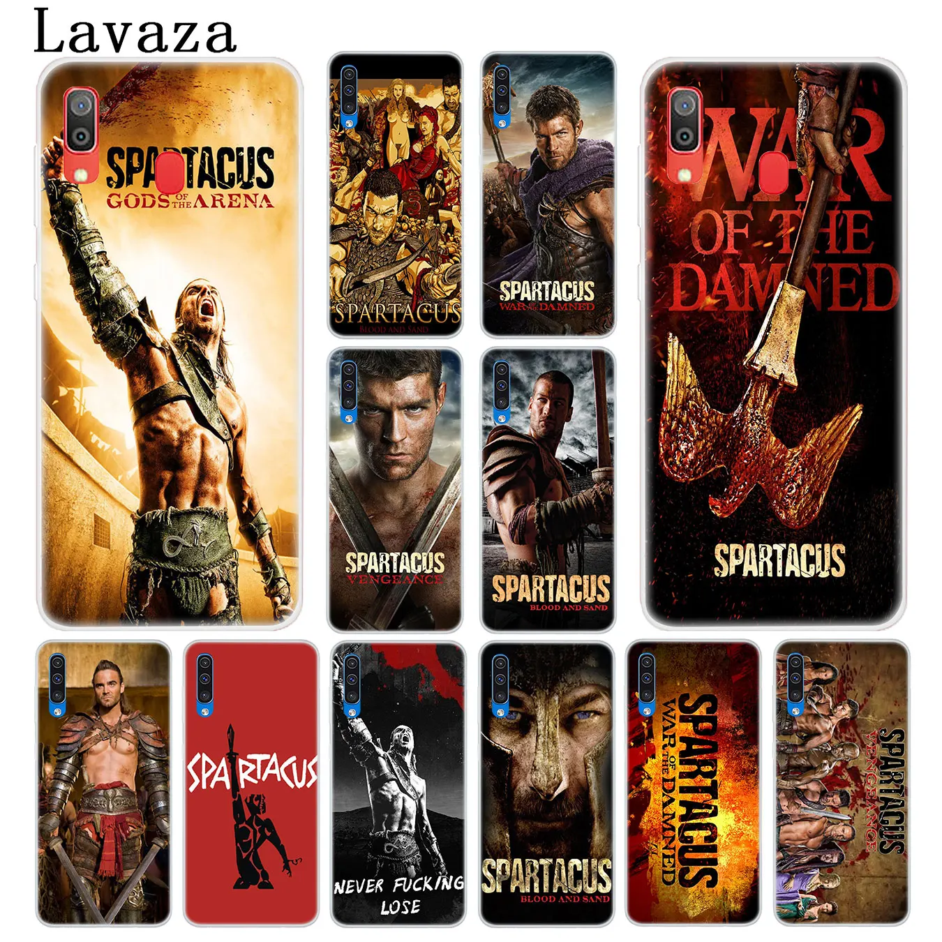 Твердый прозрачный чехол для телефона Lavaza spartacus saison Samsung Galaxy A10 A20 A30 A40 A50 A60 A70 M40 M30 M20