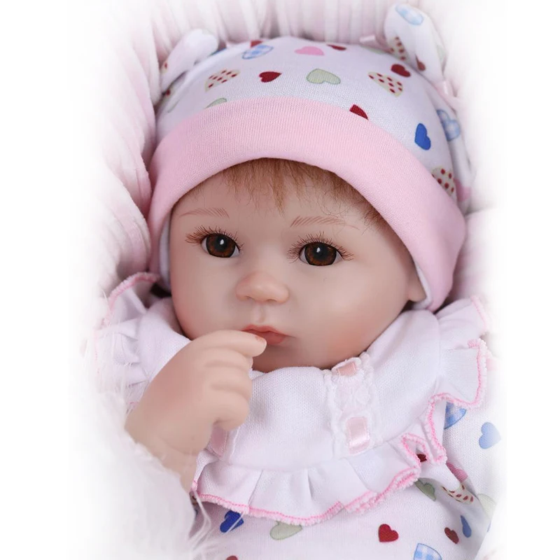 NPK 42 см Reborn Baby Dolls мягкая силиконовая кукла для новорожденных хлопковая игрушка