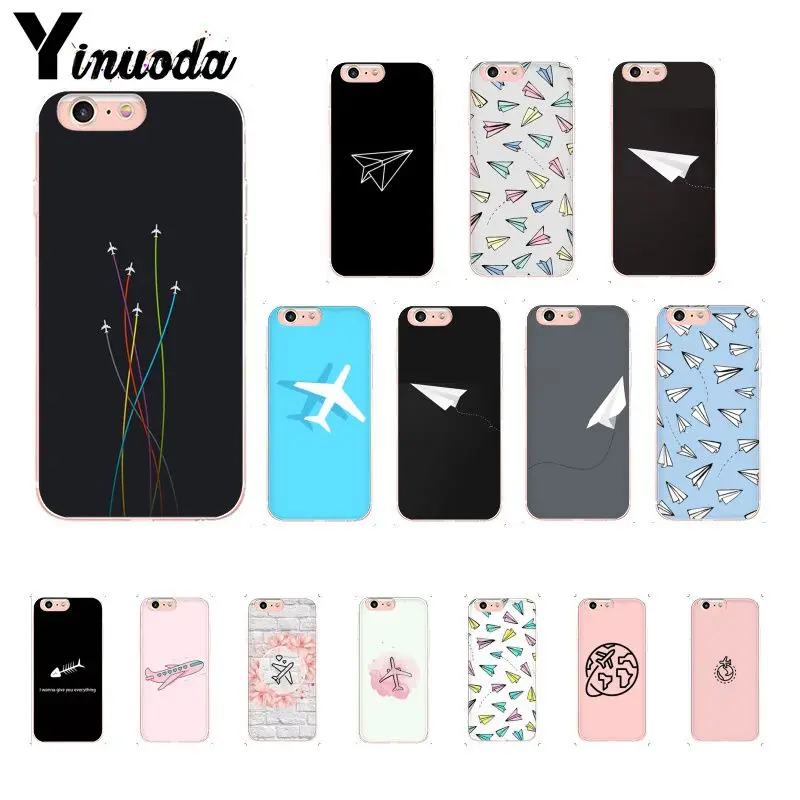 

Aircraft Airplane fly travel cloud Plane Design Phone Cover for iphone 13 X XS MAX 6 6S 7 7plus 8 8Plus 5 5S XR 10 Case