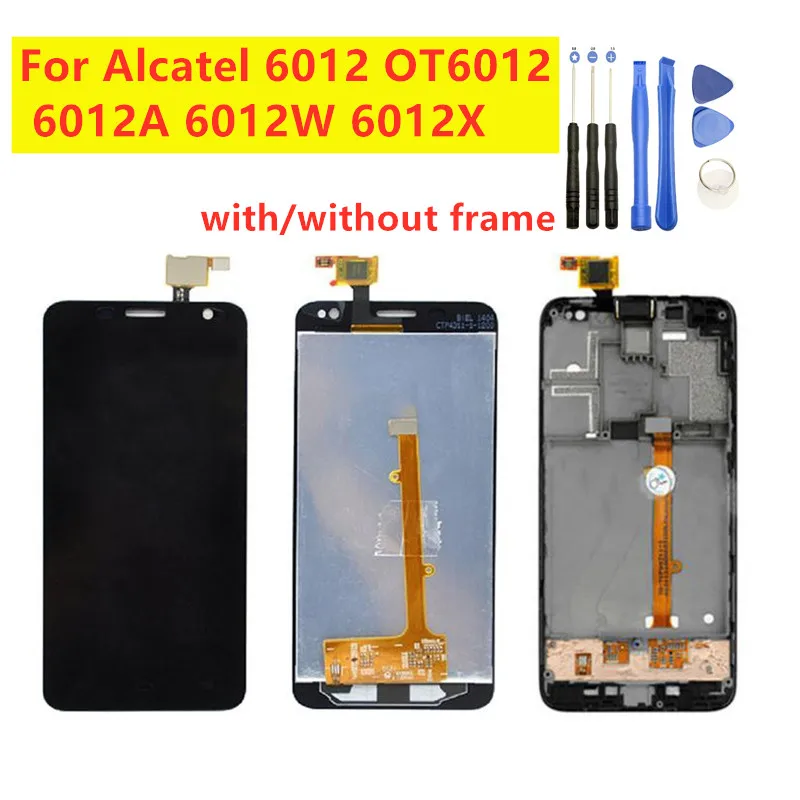 ЖК дисплей 4 3 дюйма для Alcatel One Touch Idol mini 6012 6012A 6012D Вт 6012X OT6012 с сенсорным экраном и