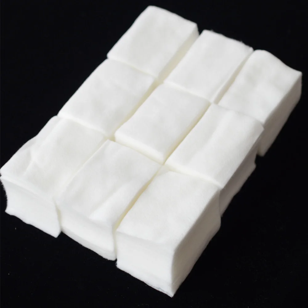 1 упаковка инструментов для ногтей салфетки удаления лака ватные маникюра чистые