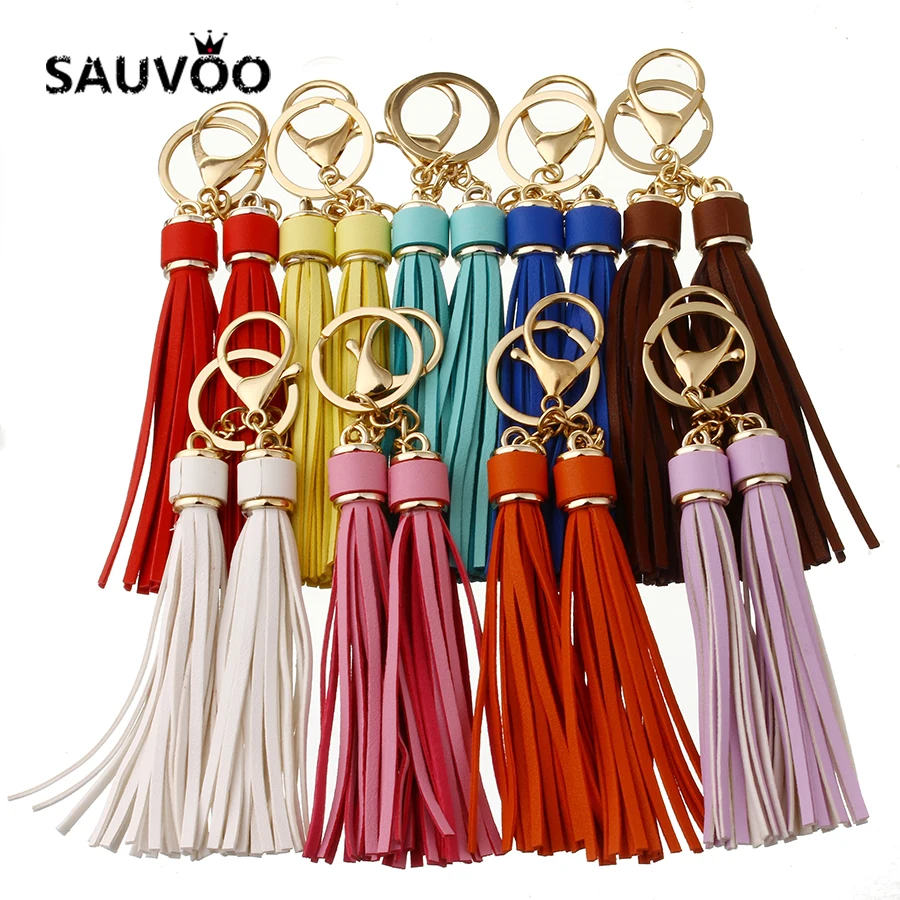 Брелок для ключей SAUVOO из искусственной кожи 17 см | Украшения и аксессуары