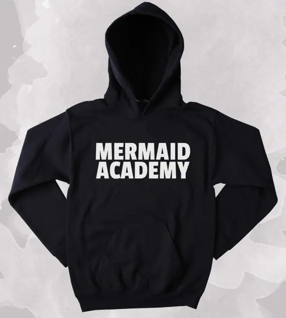 

Cute Mermaid Academy Sweatshirt Ocean Beach Mermaid Lover Clothing Tumblr Hoodie More Size and Colors-Z015