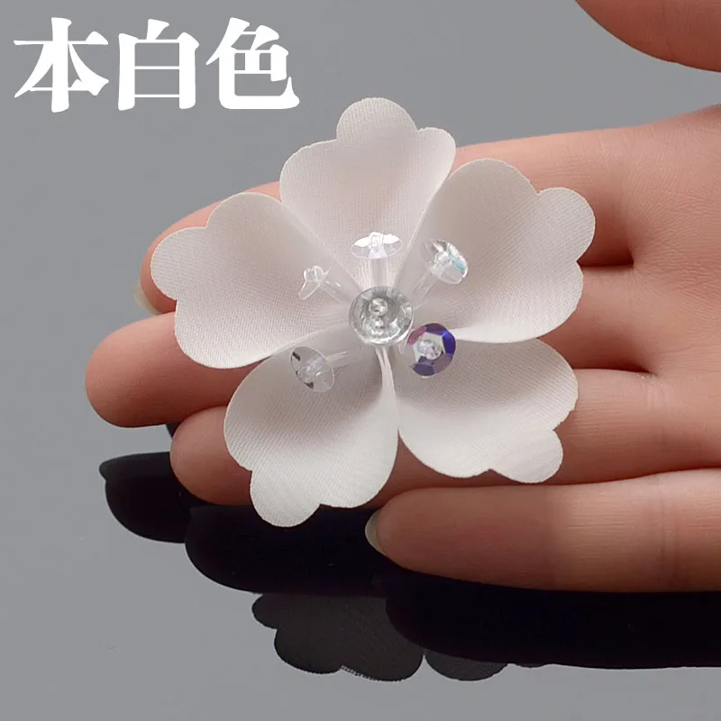 1 шт. ручная работа Ткань 3D Azalea цветок аппликация невесты свадебное платье