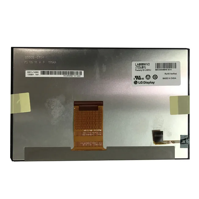 Оригинальный Новый 8-дюймовый ЖК-дисплей LA080WV2 (TD) (01) LA080WV2-TD01 LA080WV2-TD02 панель для Toyota