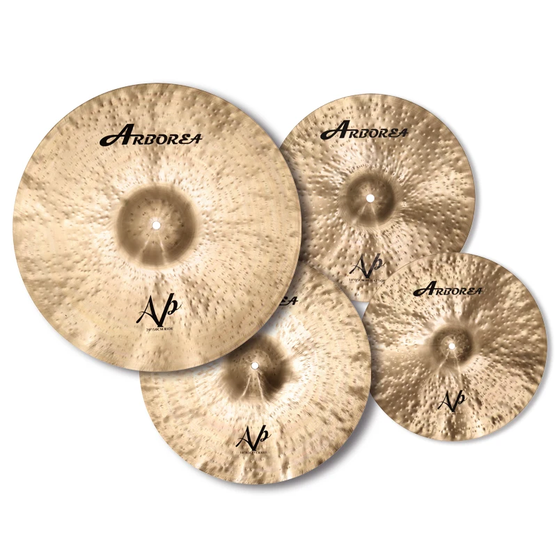 Набор тарелок серии Arborea Cymbal AP 14''hihat + 16'crash 20'ride|Гонг и цимбалы| |