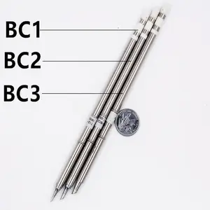 Горячая Распродажа, набор наконечников для паяльника T12, аксессуары BC2 BC3 I IL ILS J02 JS02 JL02, наконечники для паяльника