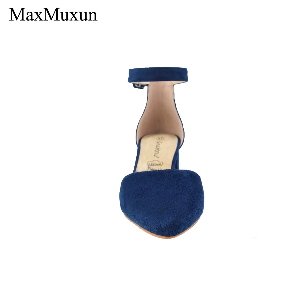 MaxMuxun/Женская обувь; сезон лето-осень; туфли-лодочки с острым носком; модельные туфли на высоком каблуке; водонепроницаемые мокасины; свадебные туфли; tenis feminino