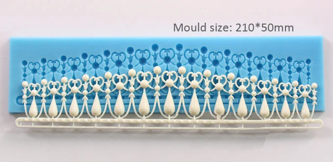 Luyou DIY забор в форме стены силиконовая форма коврик 3D кружевная для помадки