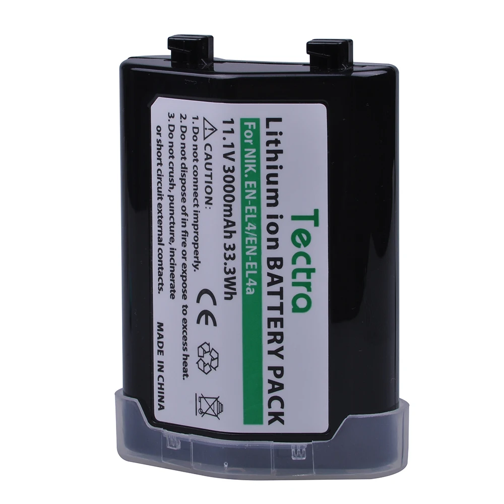 Аккумулятор Tectra для Nikon D2H/D2Hs/D2X/D2Xs/D3/D3S/F6/ENEL4/ENEL4A | Электроника