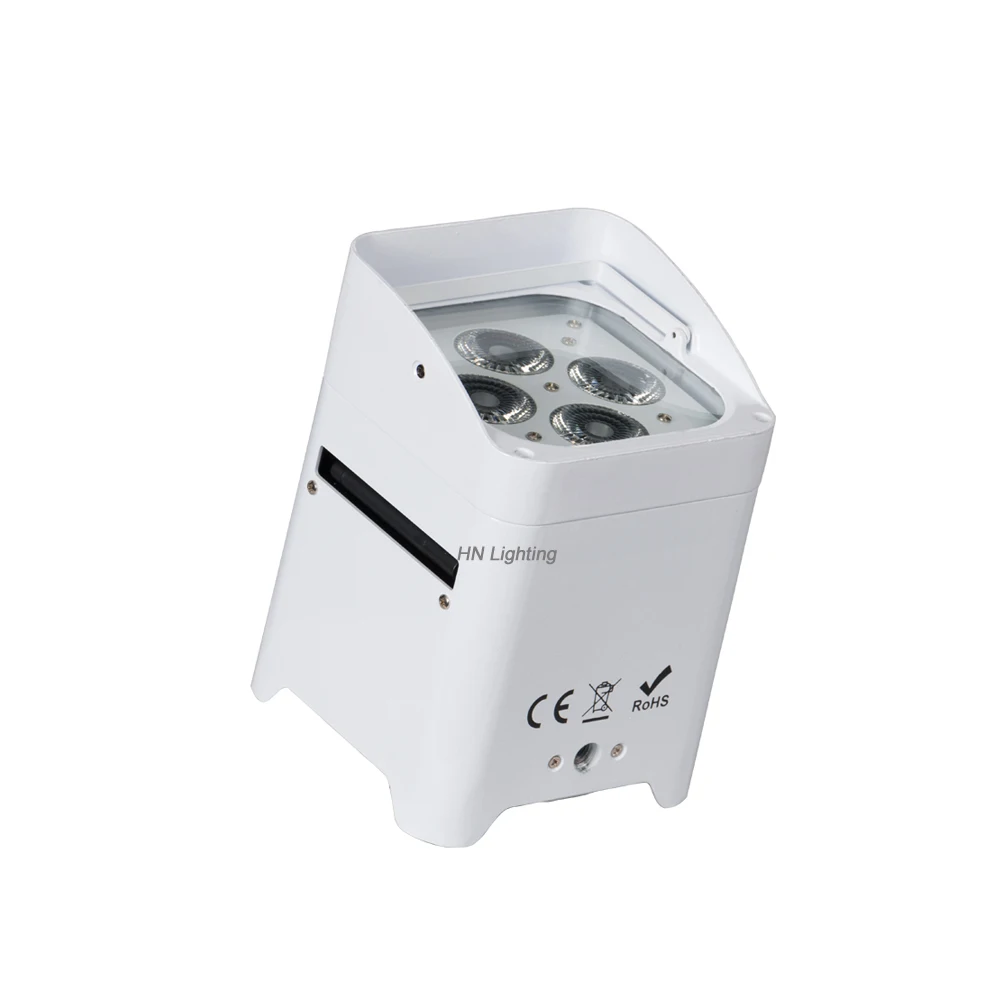 10 шт. горячая Распродажа DJ uplight 4*18 Вт RGBWAUV 6в1 беспроводной IRC пульт дистанционного