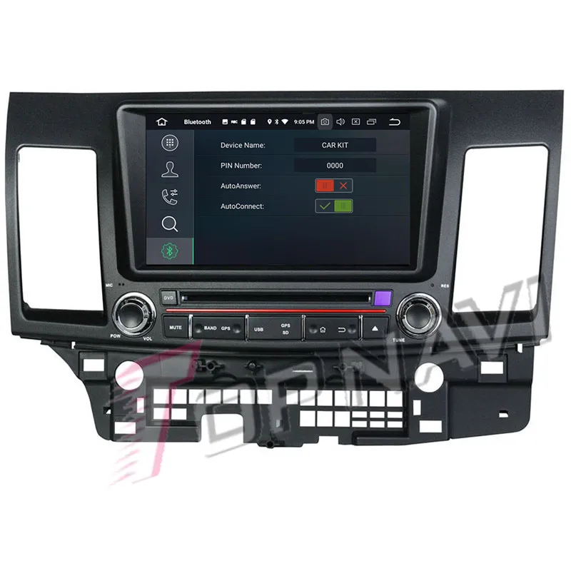 TOPNAVI 8 'ɺndroid 1 радио тюнер для Mitsubishi Lancer 2006-2012 автомобильный DVD Bluetooth Wifi плееры