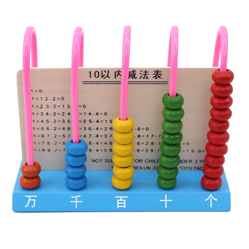 Детские развивающие деревянные Abacus счетные цифры рамка расчет счетчик
