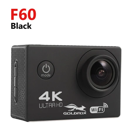 GOLDFOX F60/F60R 4K wifi Экшн-камера 1080 P/60fps Ultra HD Спортивная камера Go Водонепроницаемая DV видеокамера 16MP 170 градусов широкий угол - Цвет: As Picture Show