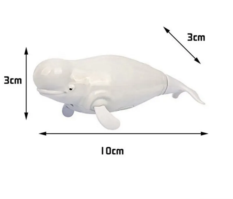 Игрушечная рыба с питанием от аккумулятора - Цвет: White whale