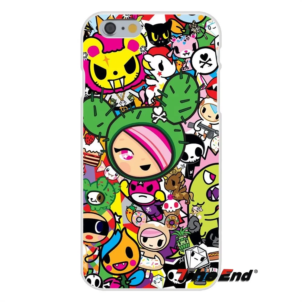 Японский Tokidoki стикер всех звезд силиконовый чехол для телефона iPhone X 4 4S 5 5S 5C SE 6 6S 7