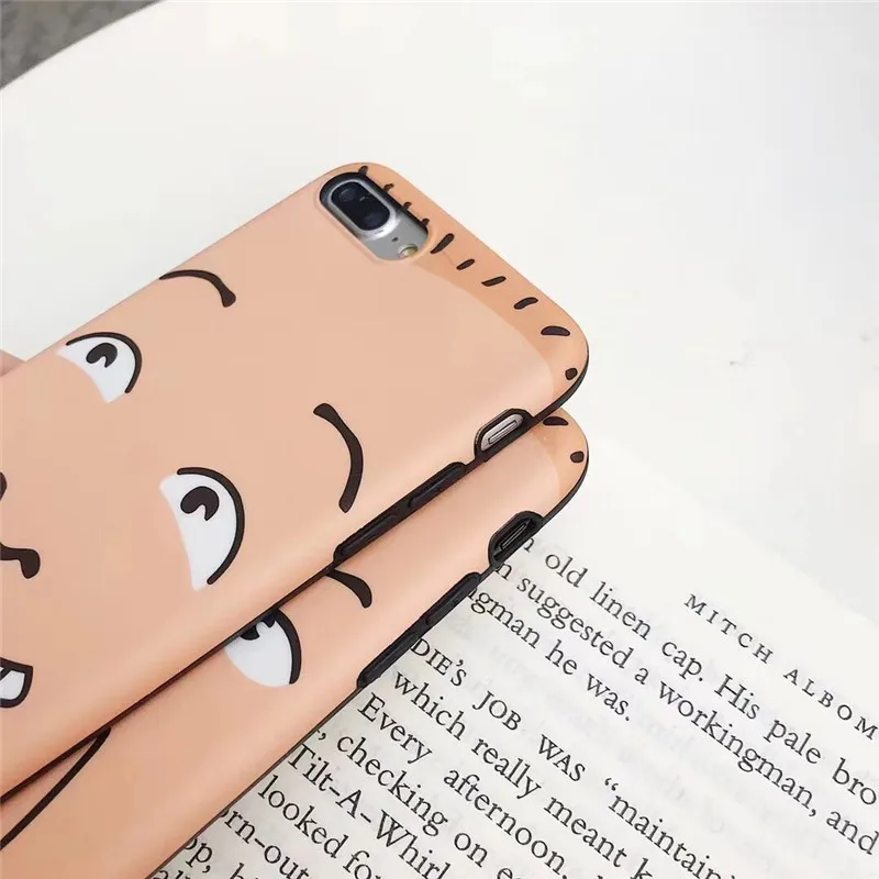 DISCASE Phone Case For iphone 6 6s 7 8plus X Interesting INS Style Expression Pack IMD Matte All Inclusive Funda Capa | Мобильные
