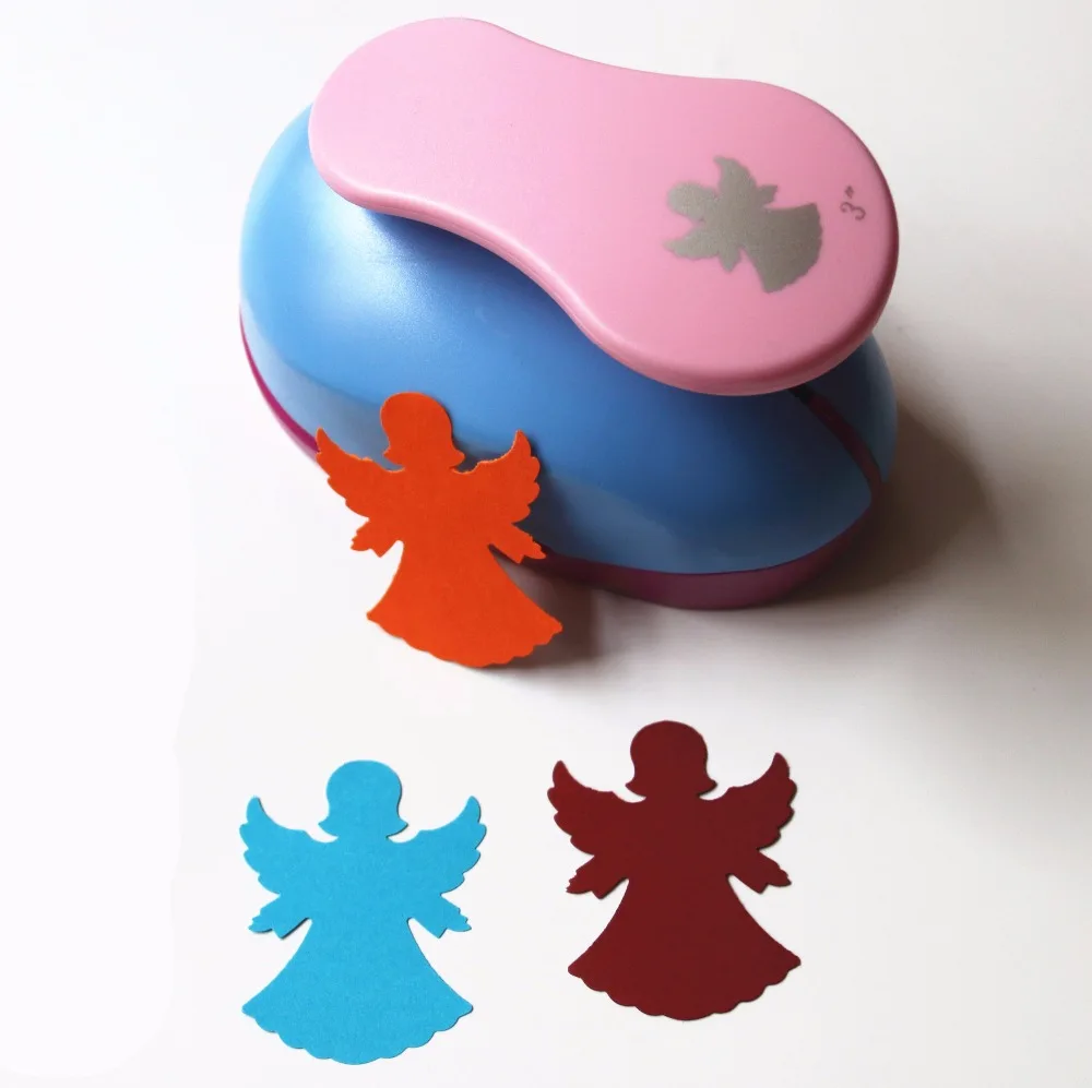 Супер большой 3 ''(75 мм) angel Design eva foam punch paper puncher scrapbooking cutter дырокол для